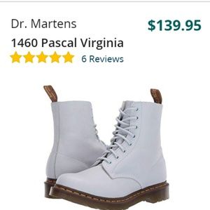 White Dr. Martens boots